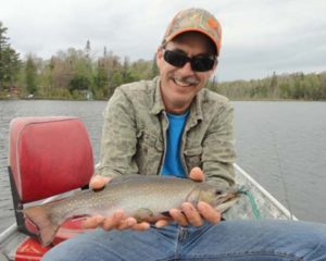 A beautiful Brook Trout caught by Barry during a guided trip.